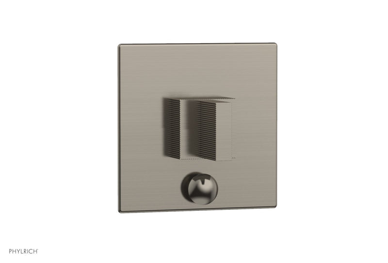 Phylrich STRIA Pressure Balance Shower Plate with Diverter and Handle Trim Set
