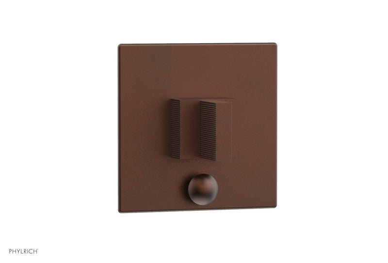 Phylrich STRIA Pressure Balance Shower Plate with Diverter and Handle Trim Set