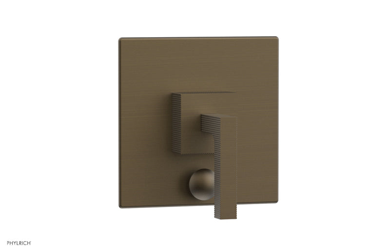 Phylrich STRIA Pressure Balance Shower Plate with Diverter and Handle Trim Set