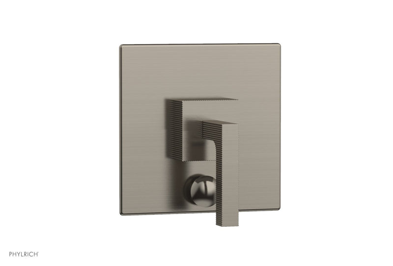 Phylrich STRIA Pressure Balance Shower Plate with Diverter and Handle Trim Set