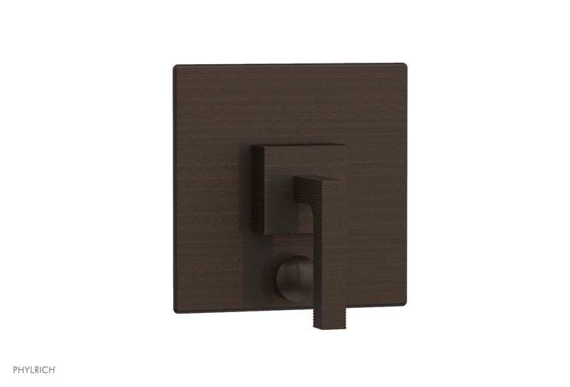 Phylrich STRIA Pressure Balance Shower Plate with Diverter and Handle Trim Set