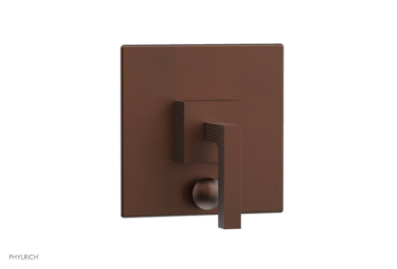 Phylrich STRIA Pressure Balance Shower Plate with Diverter and Handle Trim Set