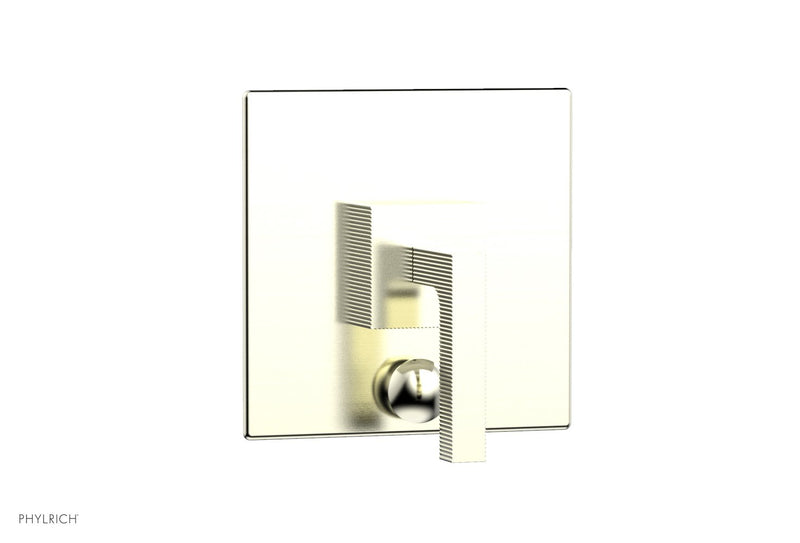 Phylrich STRIA Pressure Balance Shower Plate with Diverter and Handle Trim Set