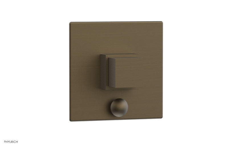 Phylrich STRIA Pressure Balance Shower Plate with Diverter and Handle Trim Set