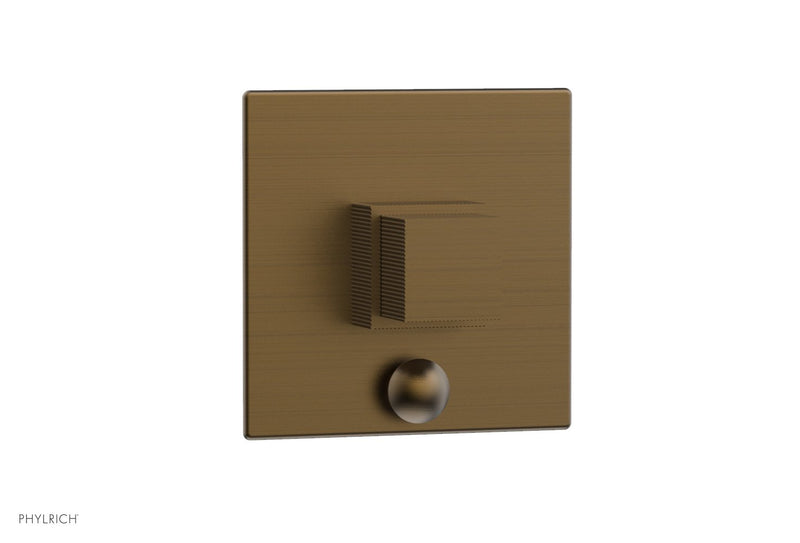 Phylrich STRIA Pressure Balance Shower Plate with Diverter and Handle Trim Set