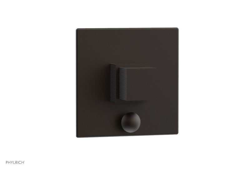 Phylrich STRIA Pressure Balance Shower Plate with Diverter and Handle Trim Set