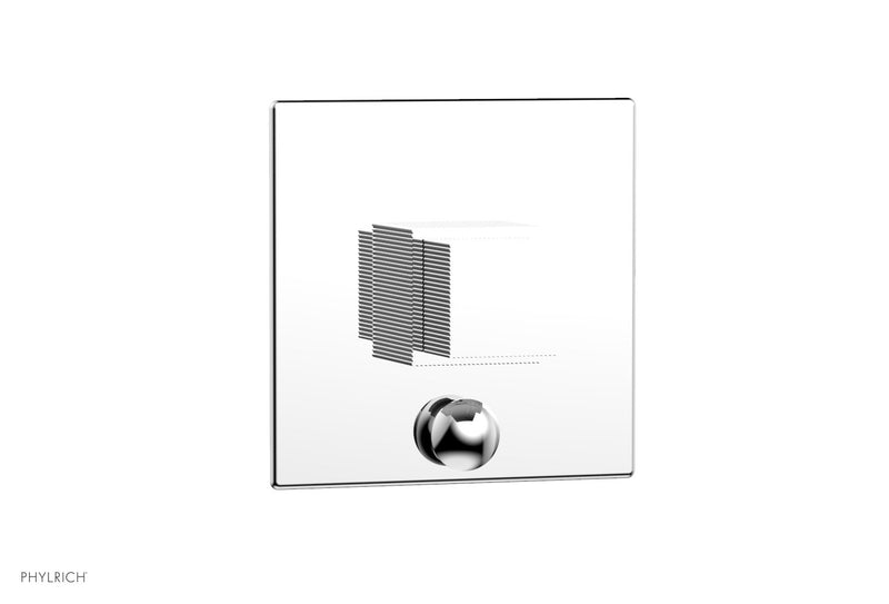 polished chrome shower plate