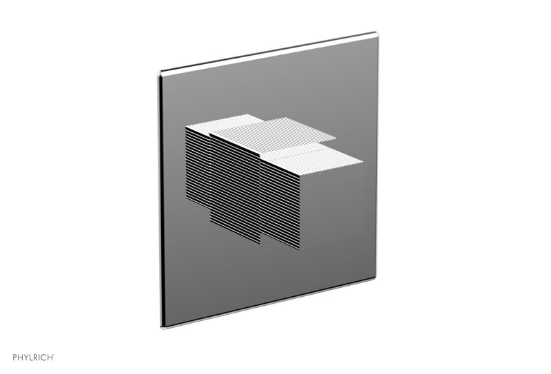 polished chrome shower trim