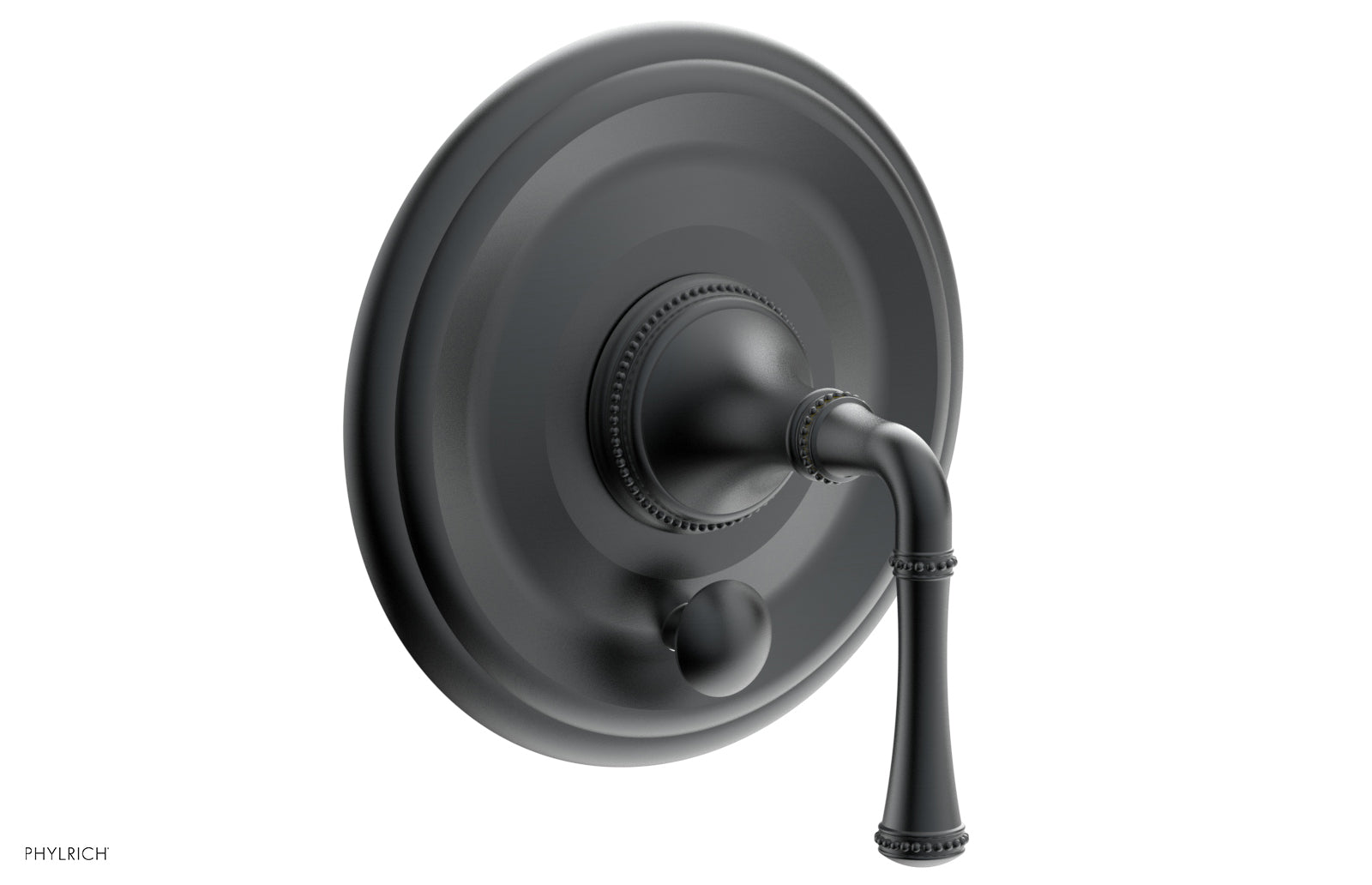 Phylrich BEADED Pressure Balance Shower Plate with Diverter and Handle Trim Set