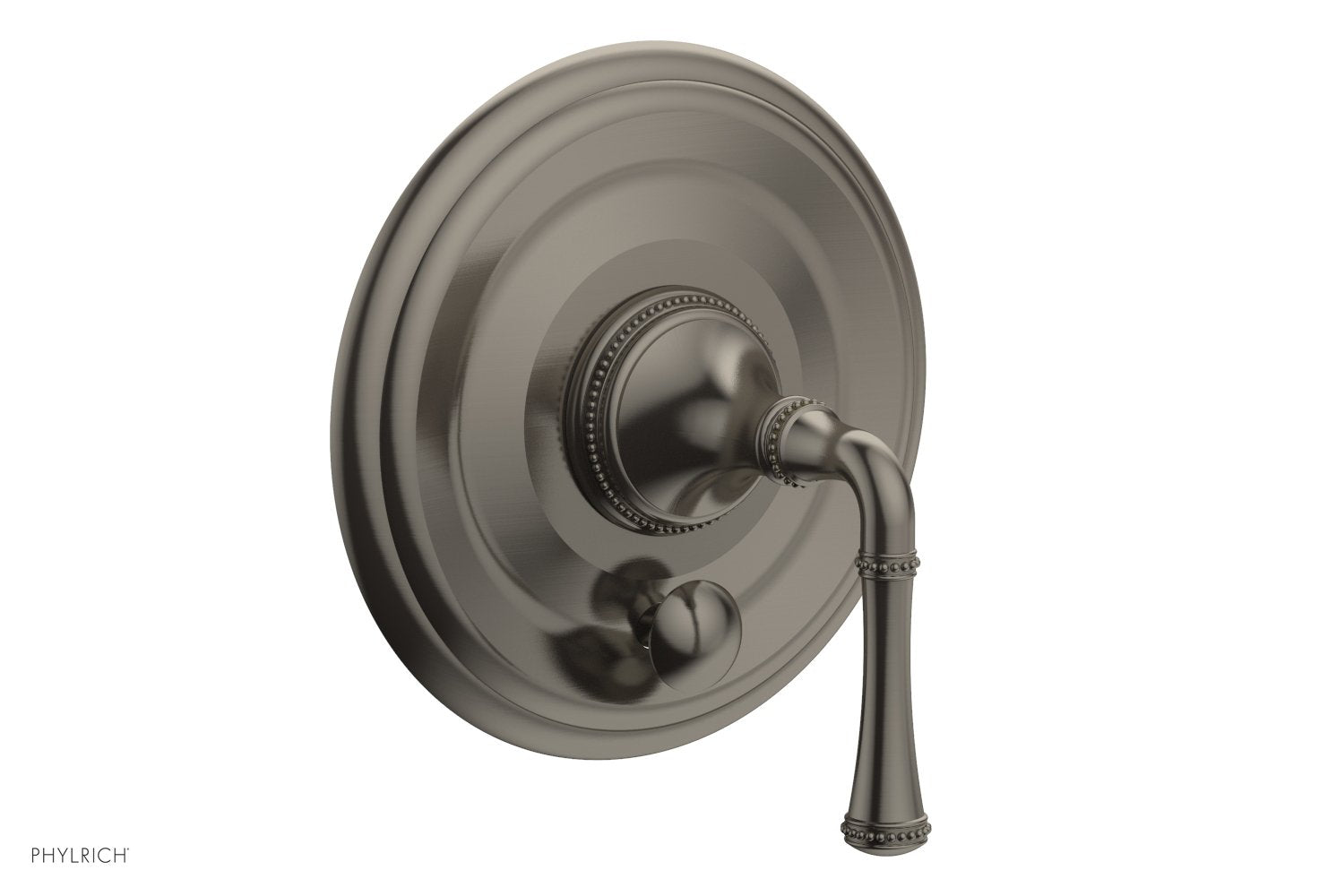 Phylrich BEADED Pressure Balance Shower Plate with Diverter and Handle Trim Set