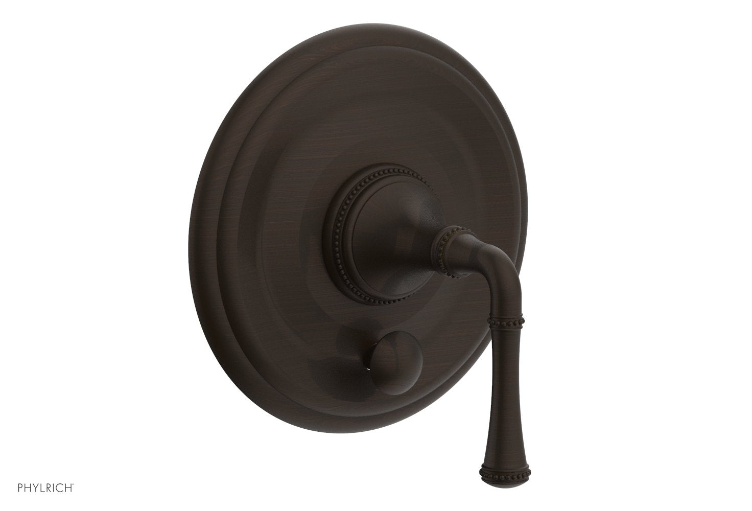 Phylrich BEADED Pressure Balance Shower Plate with Diverter and Handle Trim Set