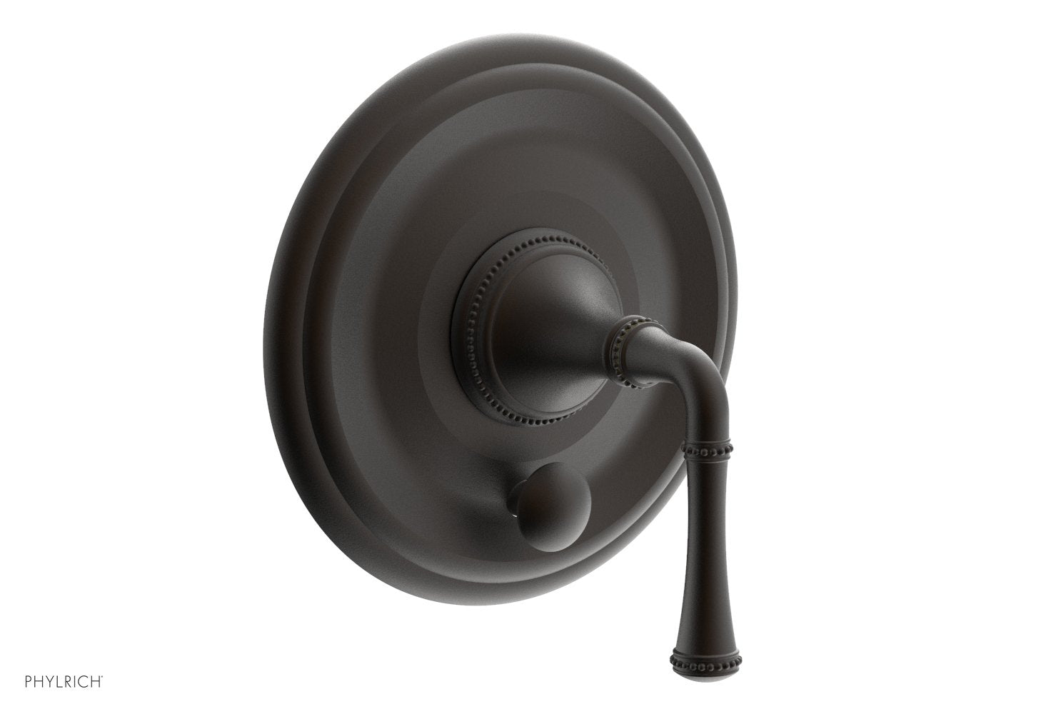 Phylrich BEADED Pressure Balance Shower Plate with Diverter and Handle Trim Set