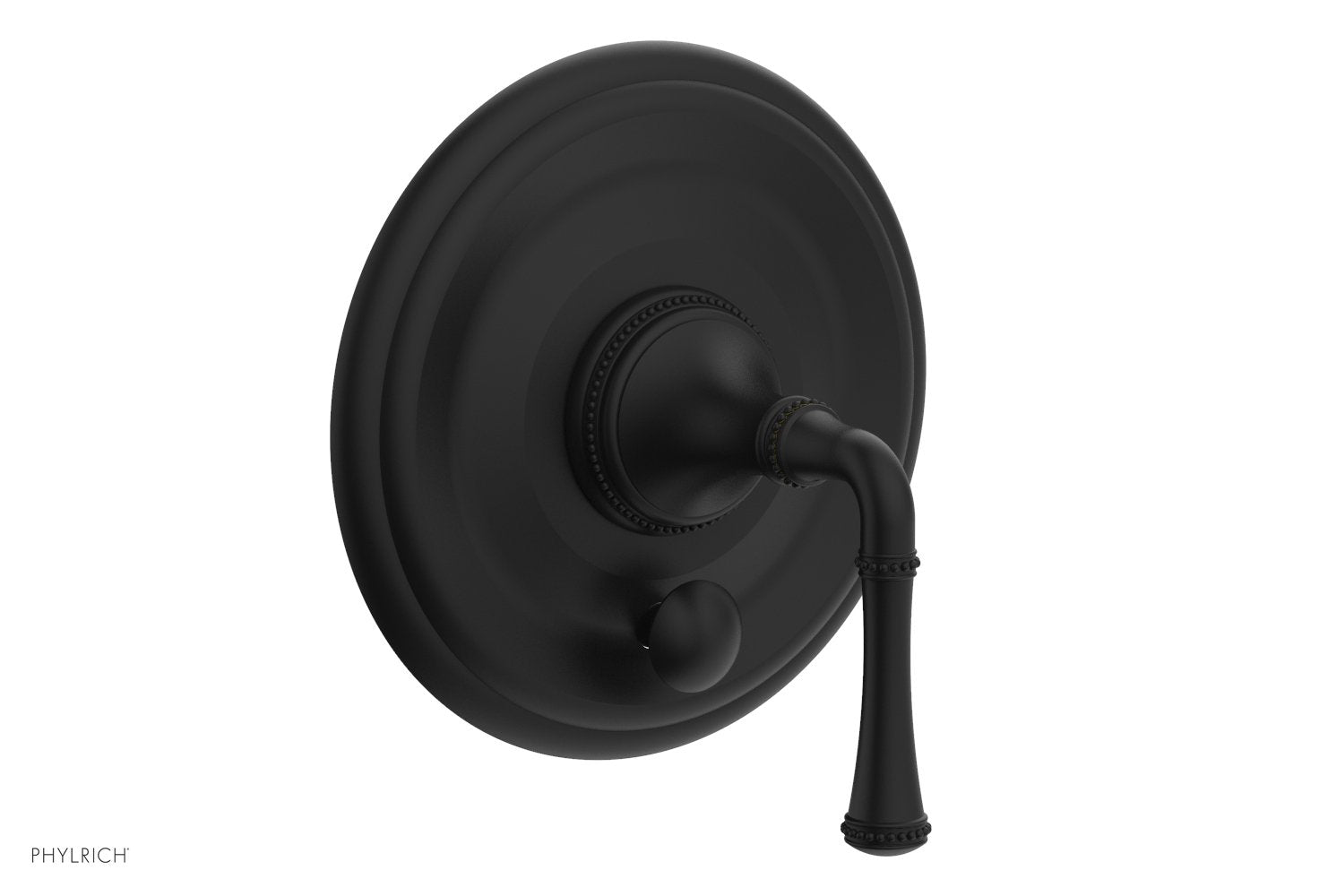 Phylrich BEADED Pressure Balance Shower Plate with Diverter and Handle Trim Set