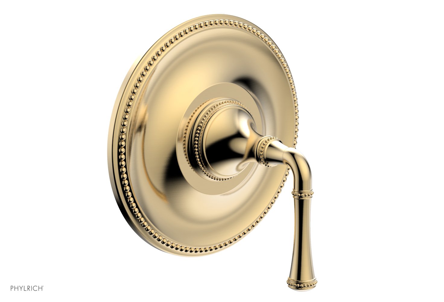Phylrich BEADED Pressure Balance Shower Plate & Handle Trim