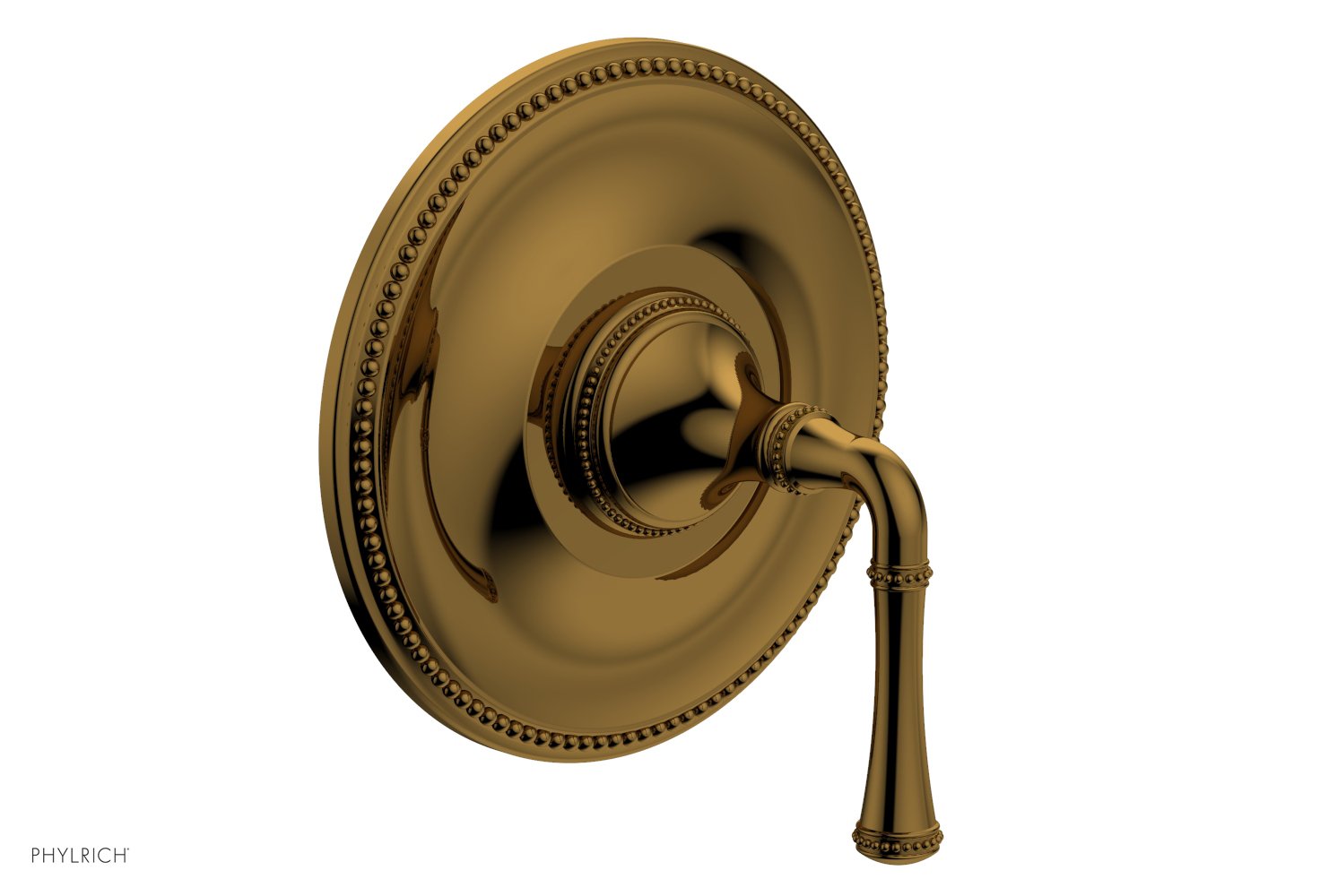 Phylrich BEADED Pressure Balance Shower Plate & Handle Trim