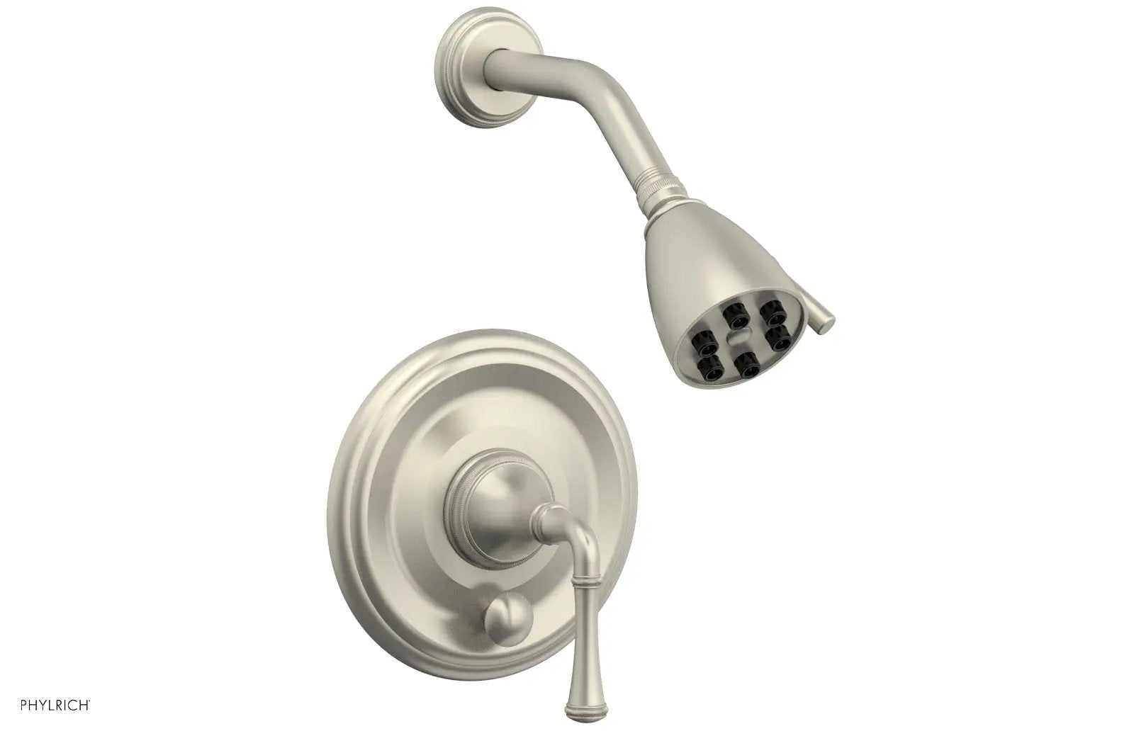 Phylrich COINED Pressure Balance Shower and Diverter Set (Less Spout), Lever Handle by Phylrich