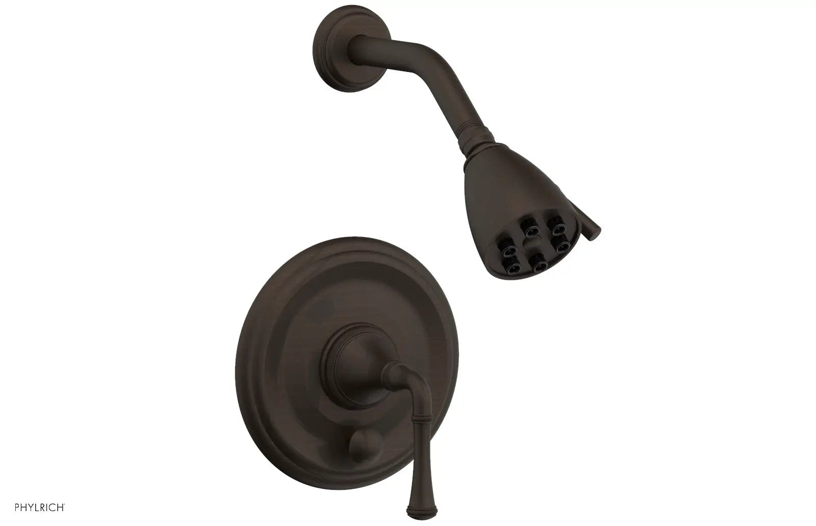 Phylrich COINED Pressure Balance Shower and Diverter Set (Less Spout), Lever Handle by Phylrich