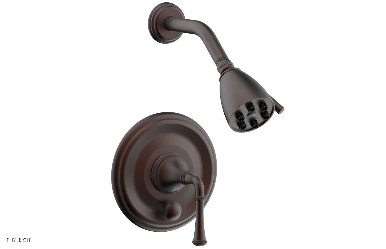 Phylrich COINED Pressure Balance Shower and Diverter Set (Less Spout), Lever Handle by Phylrich