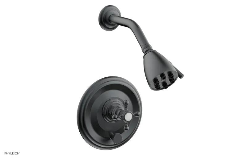 Phylrich HEX TRADITIONAL Pressure Balance Shower and Diverter Set (Less Spout) by Phylrich