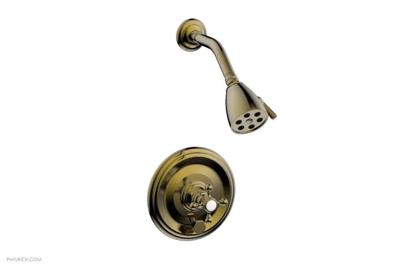 Phylrich HEX TRADITIONAL Pressure Balance Shower and Diverter Set (Less Spout) by Phylrich