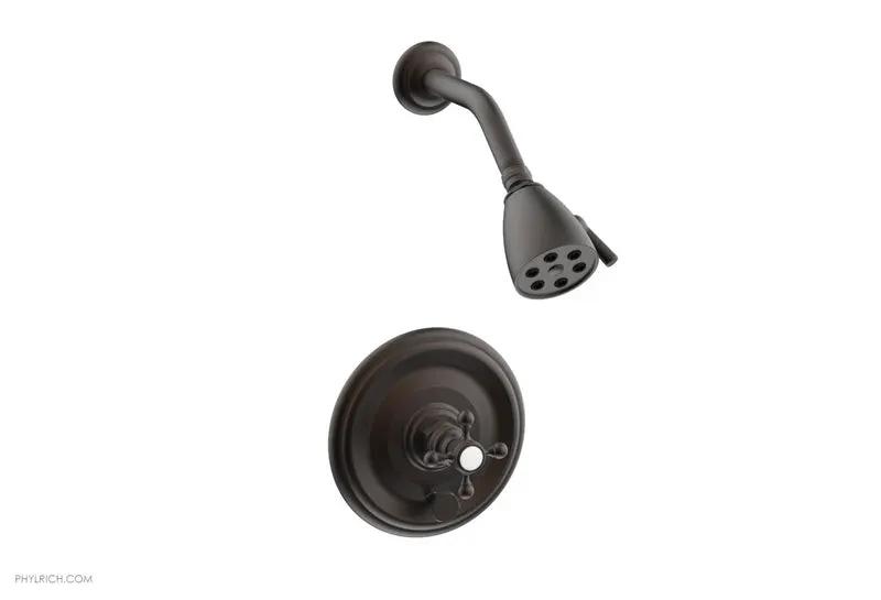 Phylrich HEX TRADITIONAL Pressure Balance Shower and Diverter Set (Less Spout) by Phylrich