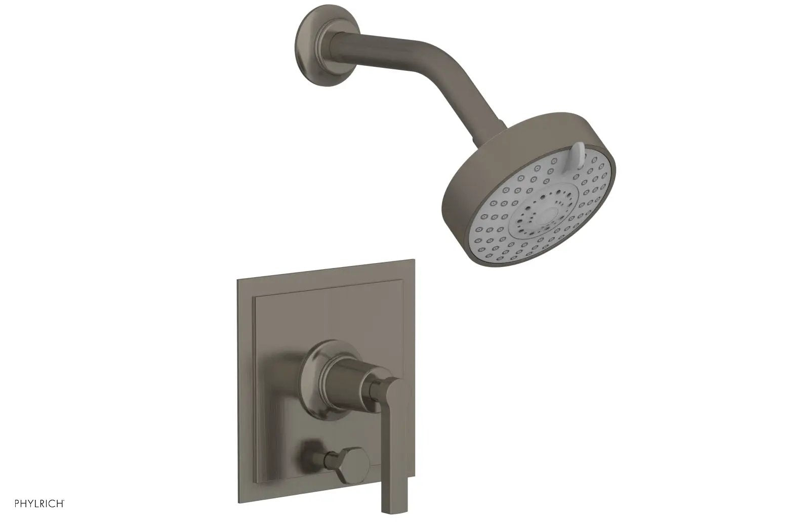 Phylrich HEX MODERN Pressure Balance Shower and Diverter Set Lever Handle (Less Spout) by Phylrich