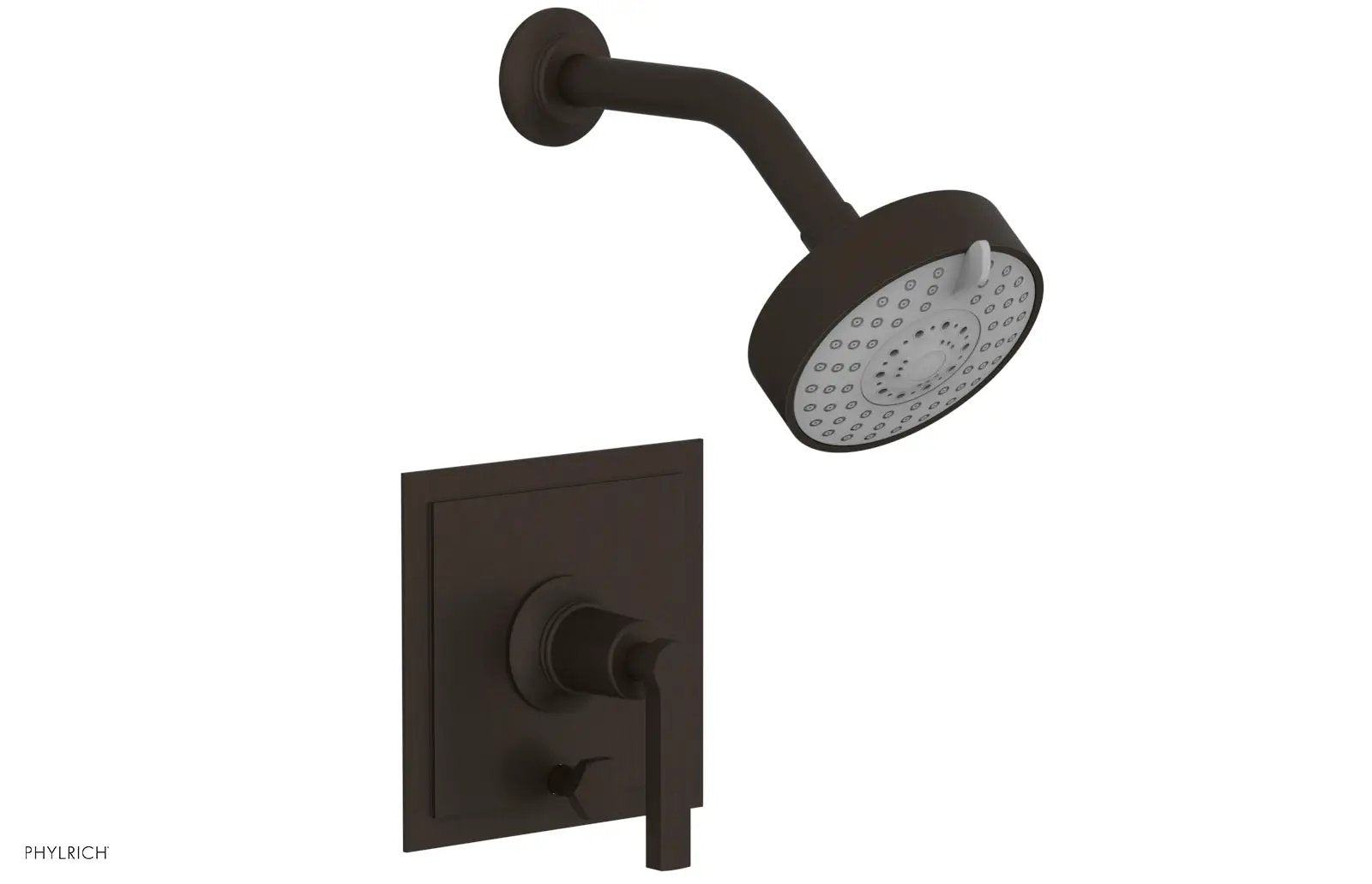 Phylrich HEX MODERN Pressure Balance Shower and Diverter Set Lever Handle (Less Spout) by Phylrich