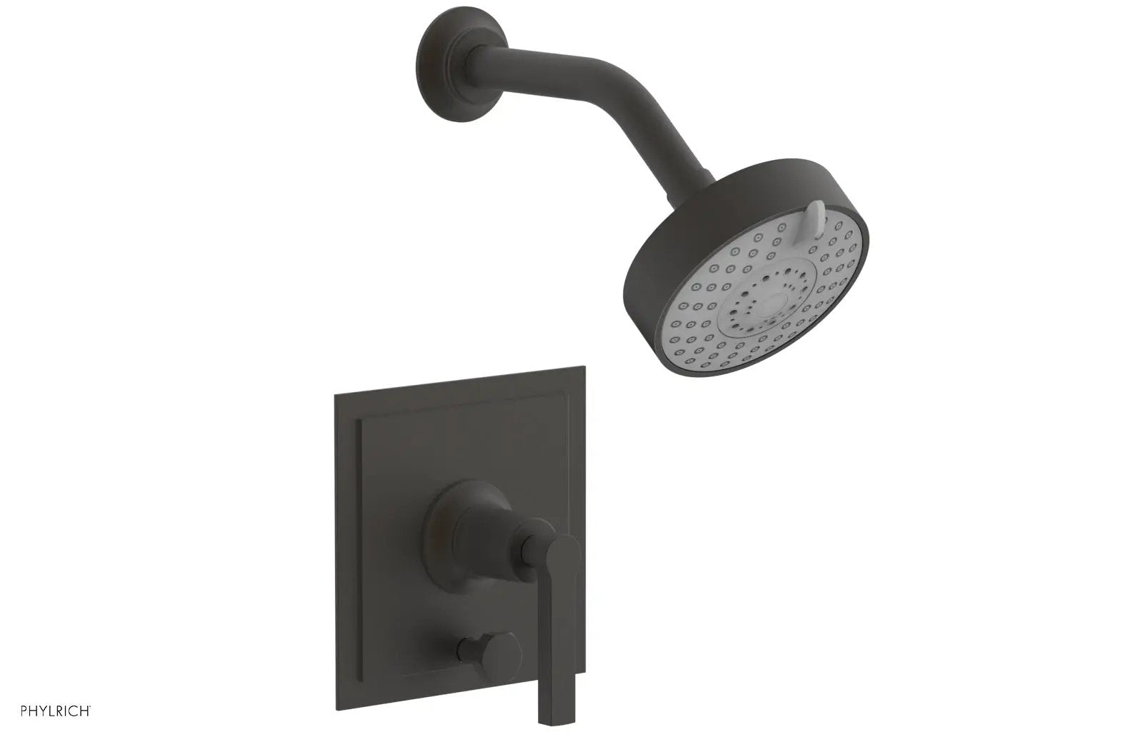 Phylrich HEX MODERN Pressure Balance Shower and Diverter Set Lever Handle (Less Spout) by Phylrich