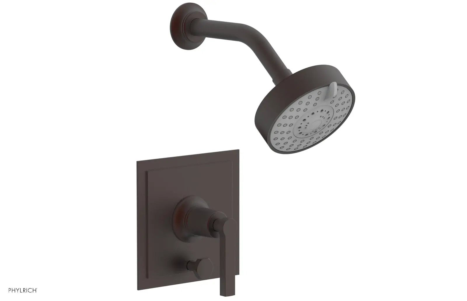 Phylrich HEX MODERN Pressure Balance Shower and Diverter Set Lever Handle (Less Spout) by Phylrich