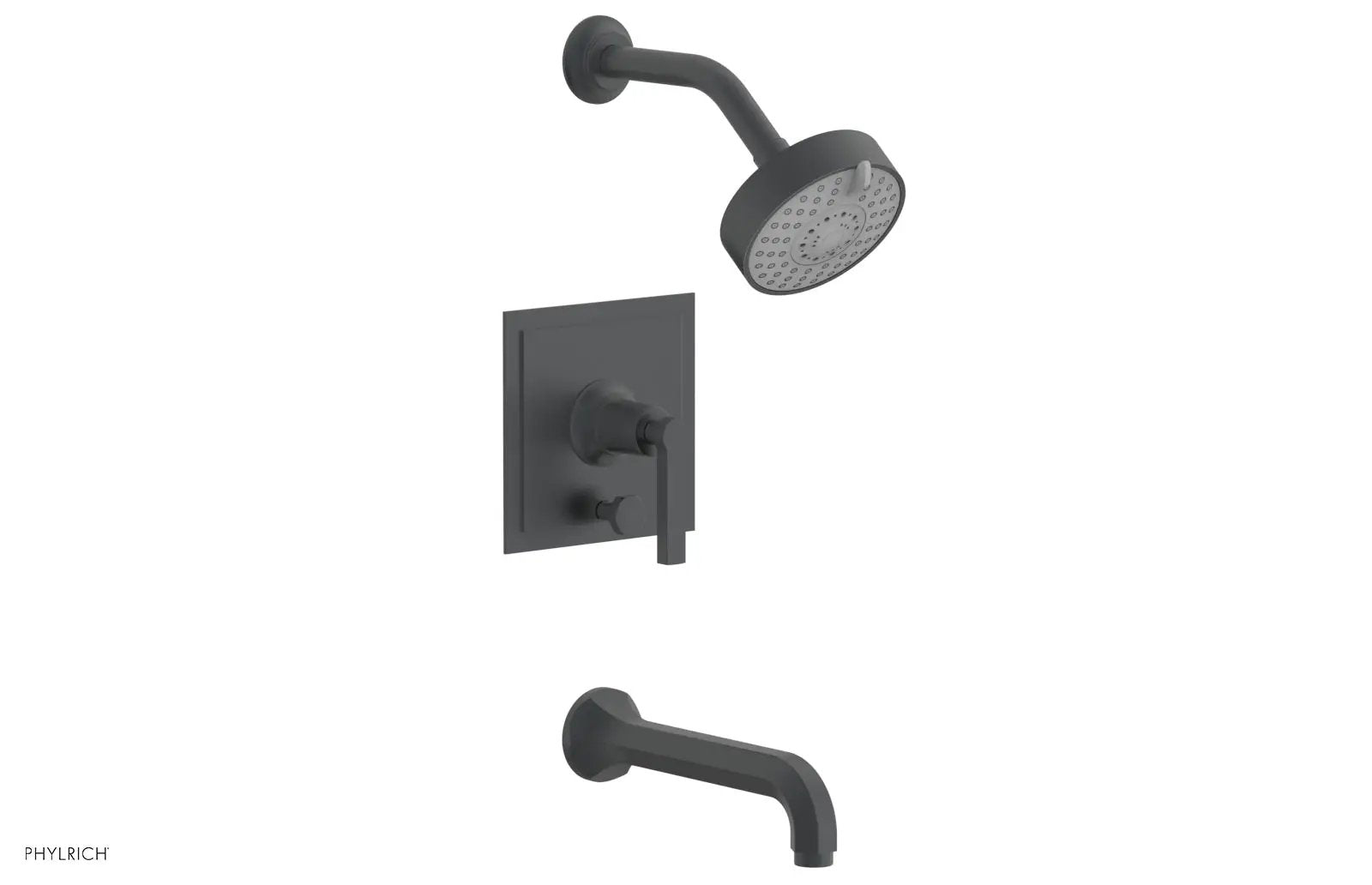 Phylrich HEX MODERN Pressure Balance Shower and Diverter Set Lever Handle (Less Spout) by Phylrich