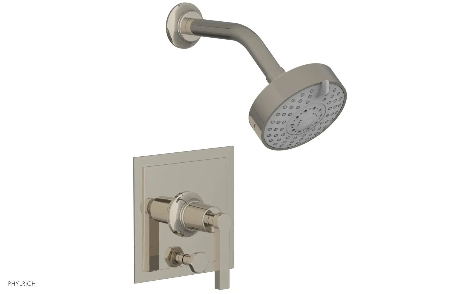 Phylrich HEX MODERN Pressure Balance Shower and Diverter Set Lever Handle (Less Spout) by Phylrich