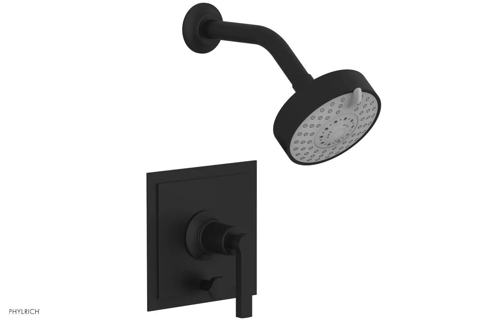 Phylrich HEX MODERN Pressure Balance Shower and Diverter Set Lever Handle (Less Spout) by Phylrich