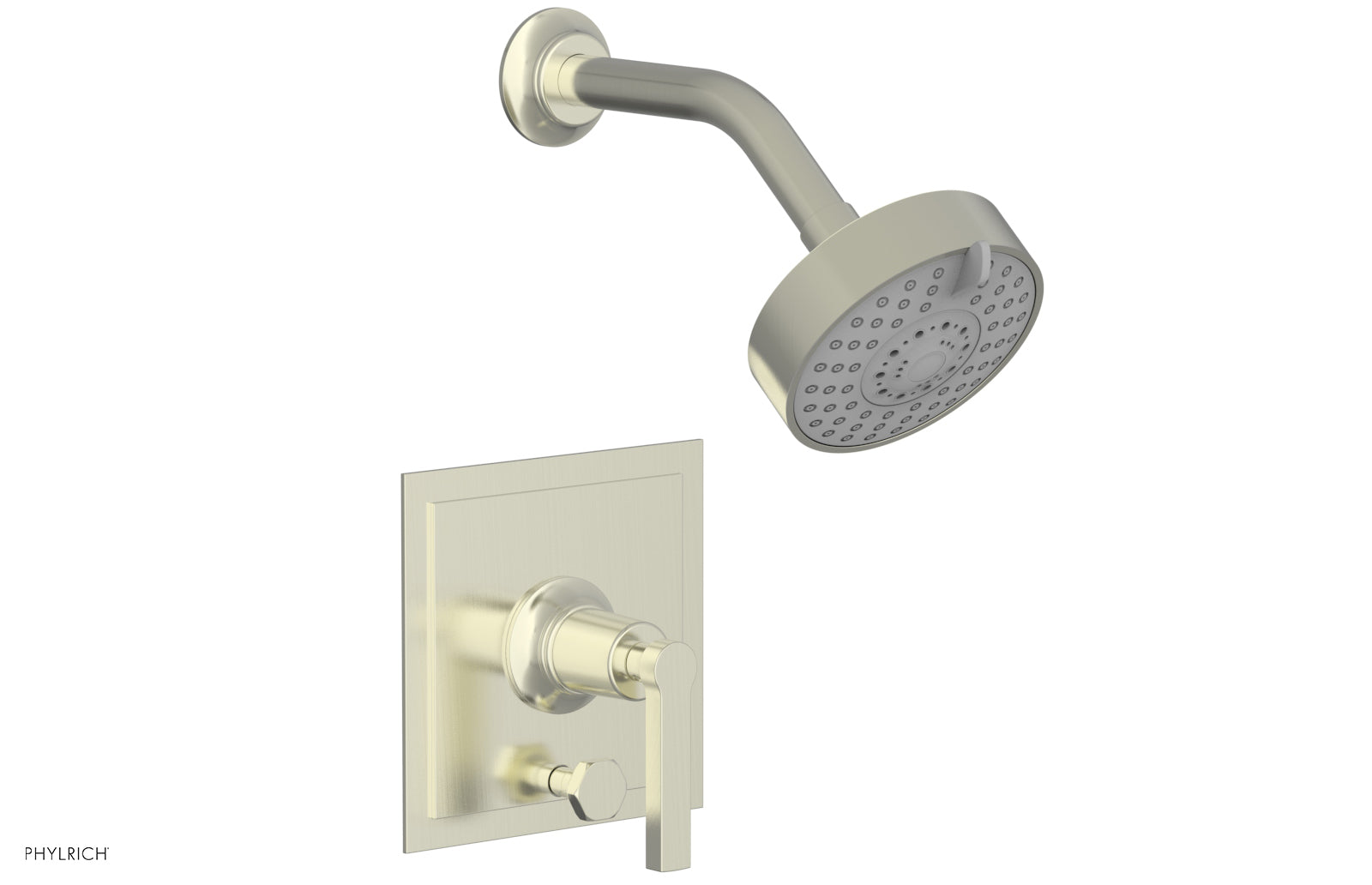 Phylrich HEX MODERN Pressure Balance Shower and Diverter Set Lever Handle (Less Spout) by Phylrich