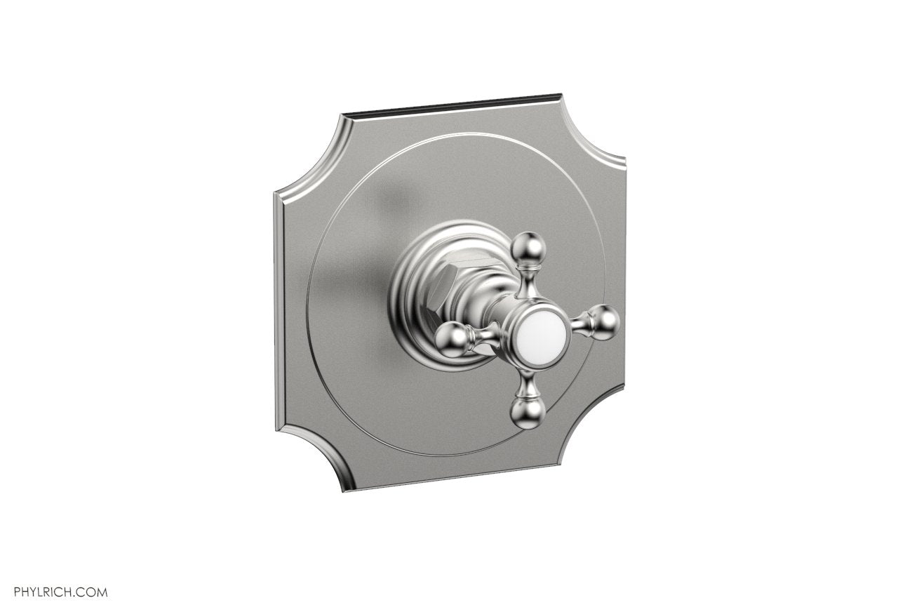 Phylrich HENRI 1/2" Mini Thermostatic Shower Trim with Cross Handle by Phylrich