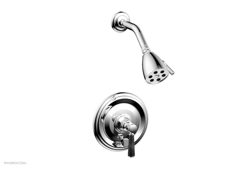 polished chrome shower set