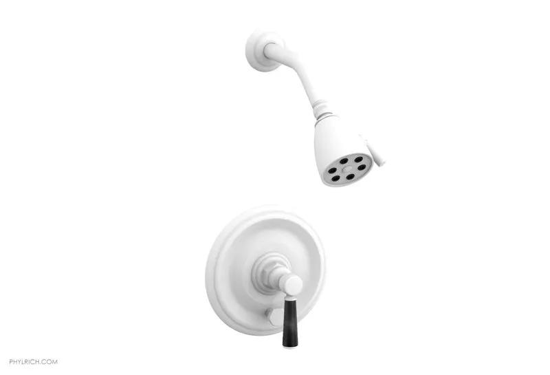 Phylrich HEX TRADITIONAL Pressure Balance Shower and Diverter Set (Less Spout) by Phylrich