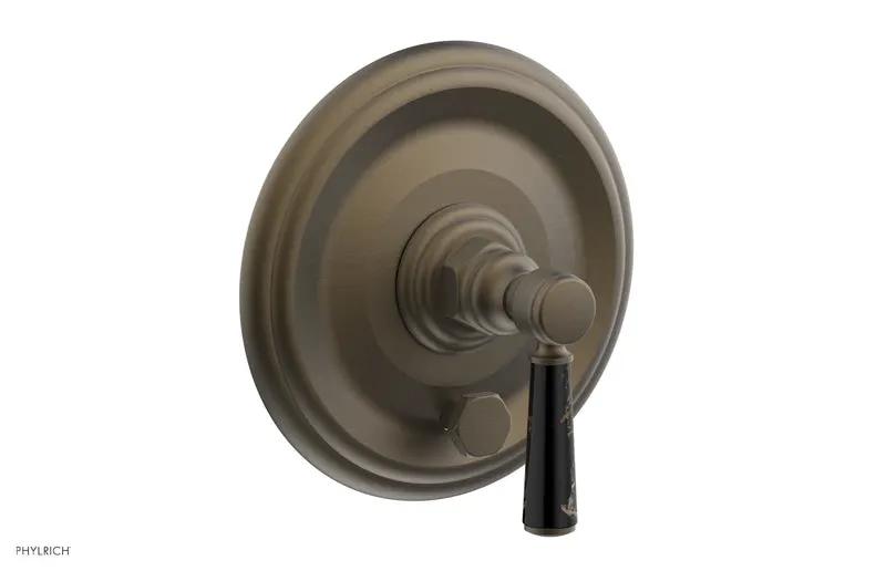 Phylrich HEX TRADITIONAL Pressure Balance Shower Plate with Diverter and Handle Trim Set by Phylrich