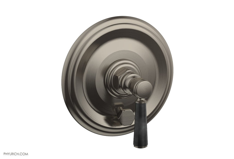 Phylrich HEX TRADITIONAL Pressure Balance Shower Plate with Diverter and Handle Trim Set