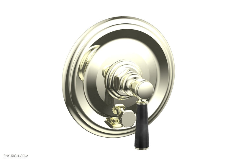 Phylrich HEX TRADITIONAL Pressure Balance Shower Plate with Diverter and Handle Trim Set