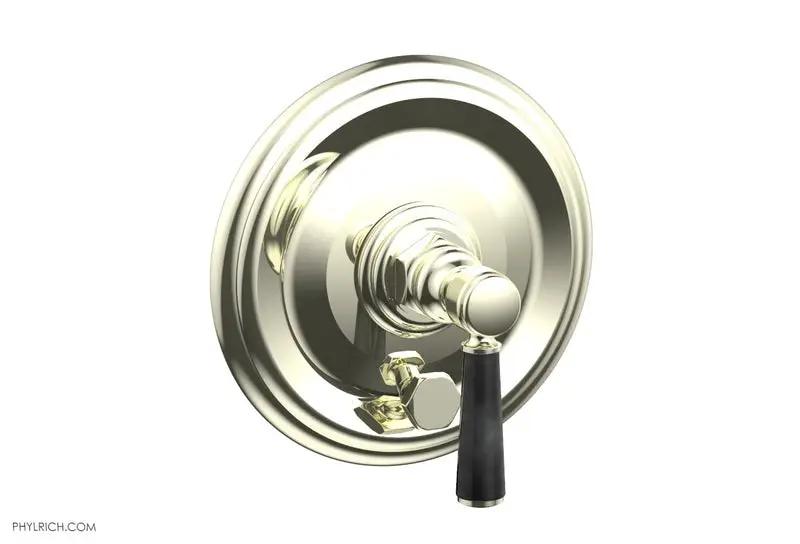 Phylrich HEX TRADITIONAL Pressure Balance Shower Plate with Diverter and Handle Trim Set by Phylrich