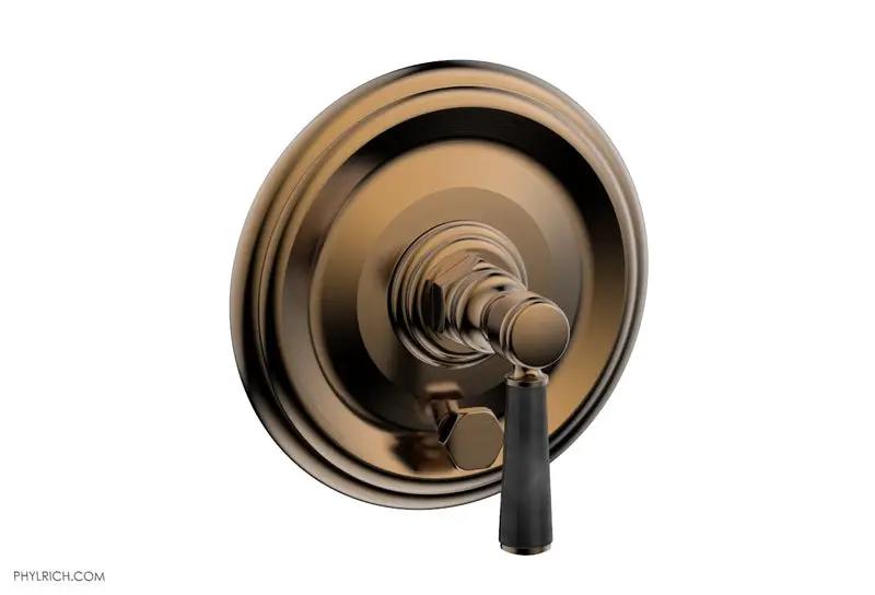 Phylrich HEX TRADITIONAL Pressure Balance Shower Plate with Diverter and Handle Trim Set by Phylrich
