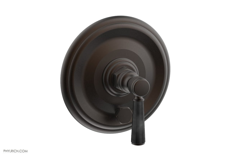 Phylrich HEX TRADITIONAL Pressure Balance Shower Plate with Diverter and Handle Trim Set