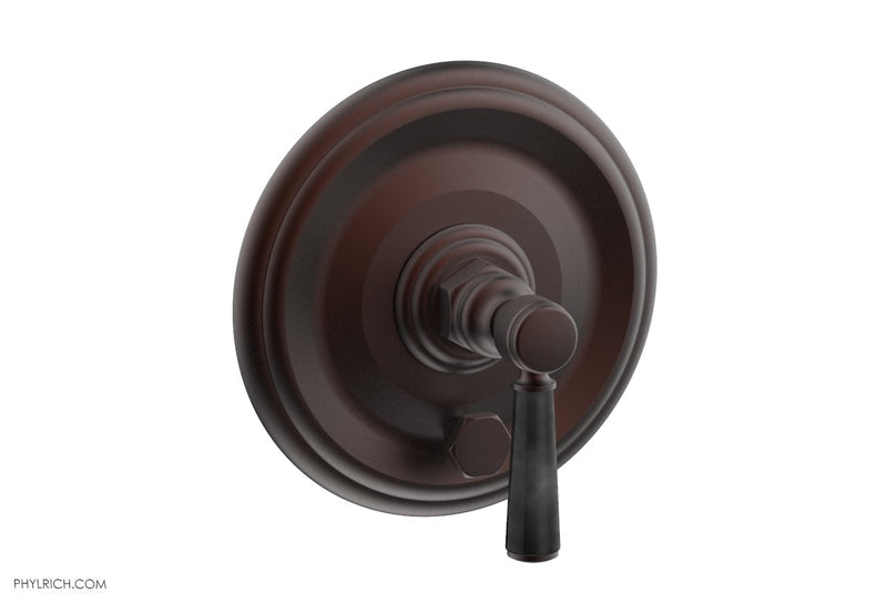 Phylrich HEX TRADITIONAL Pressure Balance Shower Plate with Diverter and Handle Trim Set