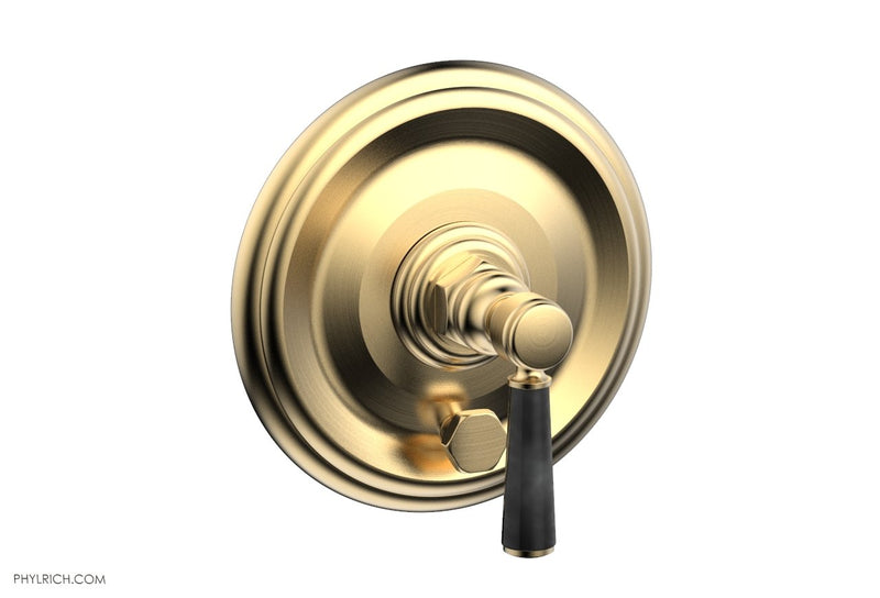 Phylrich HEX TRADITIONAL Pressure Balance Shower Plate with Diverter and Handle Trim Set