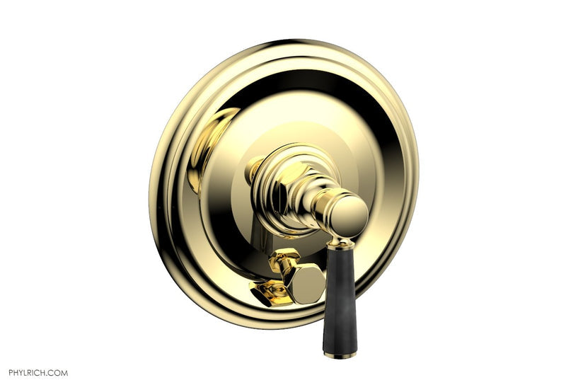 Phylrich HEX TRADITIONAL Pressure Balance Shower Plate with Diverter and Handle Trim Set