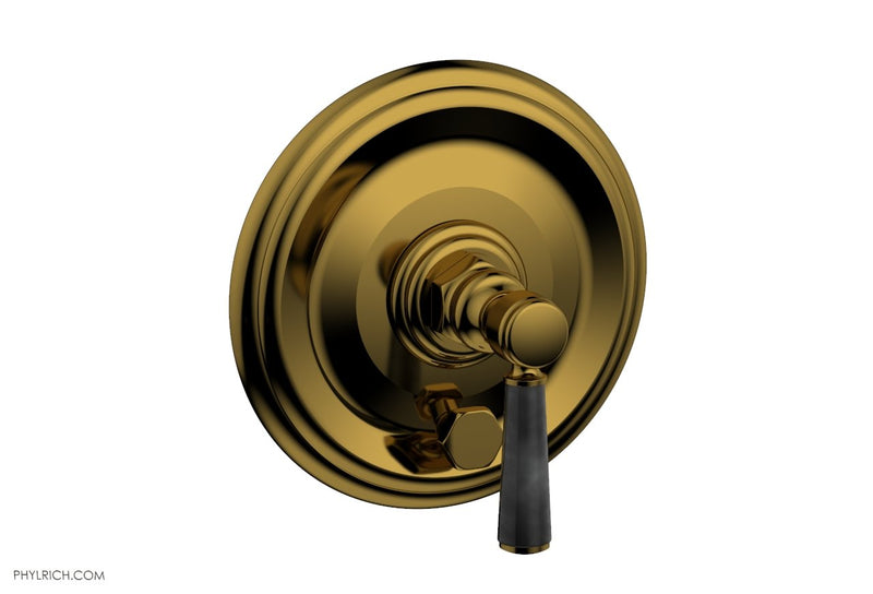 Phylrich HEX TRADITIONAL Pressure Balance Shower Plate with Diverter and Handle Trim Set