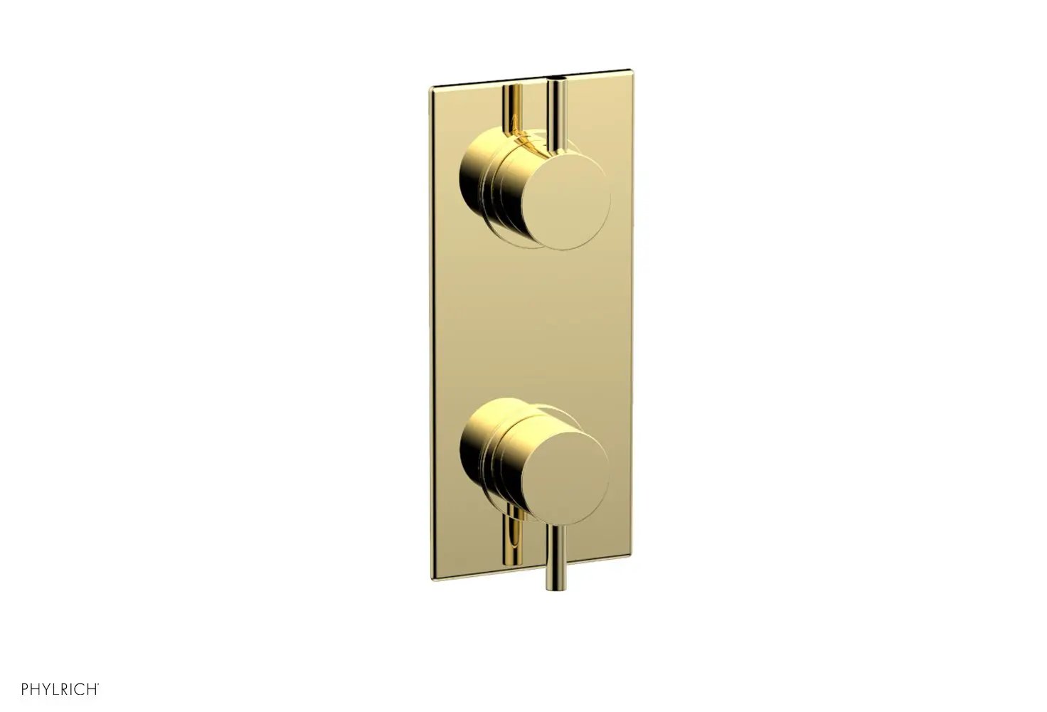 Phylrich BASIC II 1/2" Mini Thermostatic Valve with Volume Control or Diverter by Phylrich