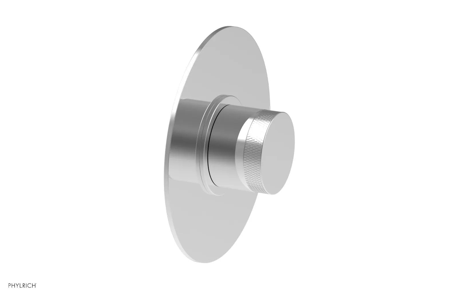polished chrome shower trim