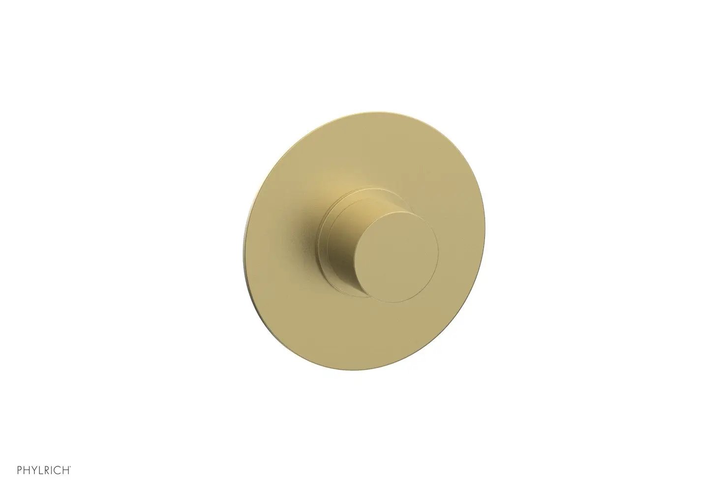 Phylrich BASIC II 1/2" Mini Thermostatic Round Shower Trim Smooth Handle by Phylrich
