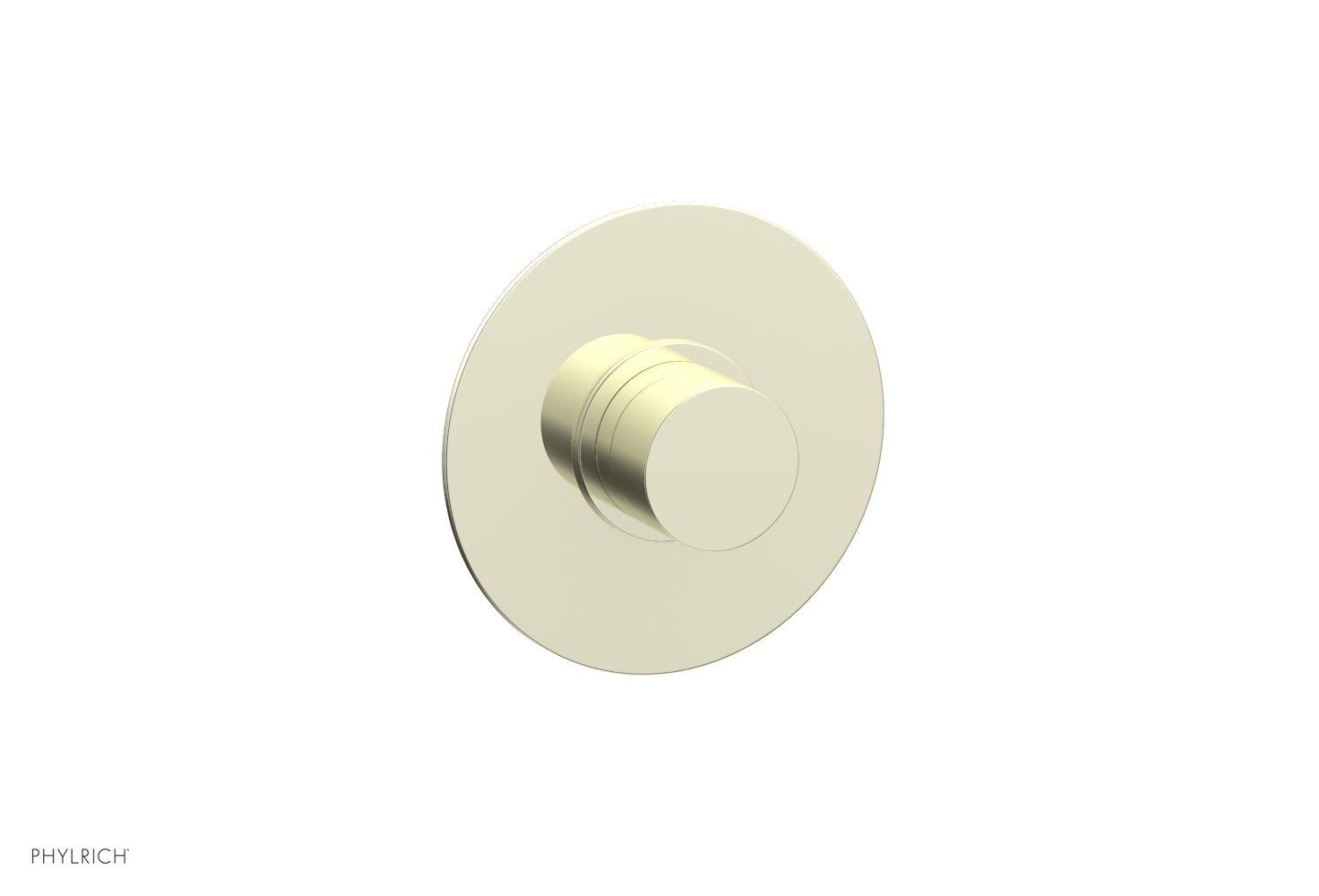 Phylrich BASIC II 1/2" Mini Thermostatic Round Shower Trim Smooth Handle